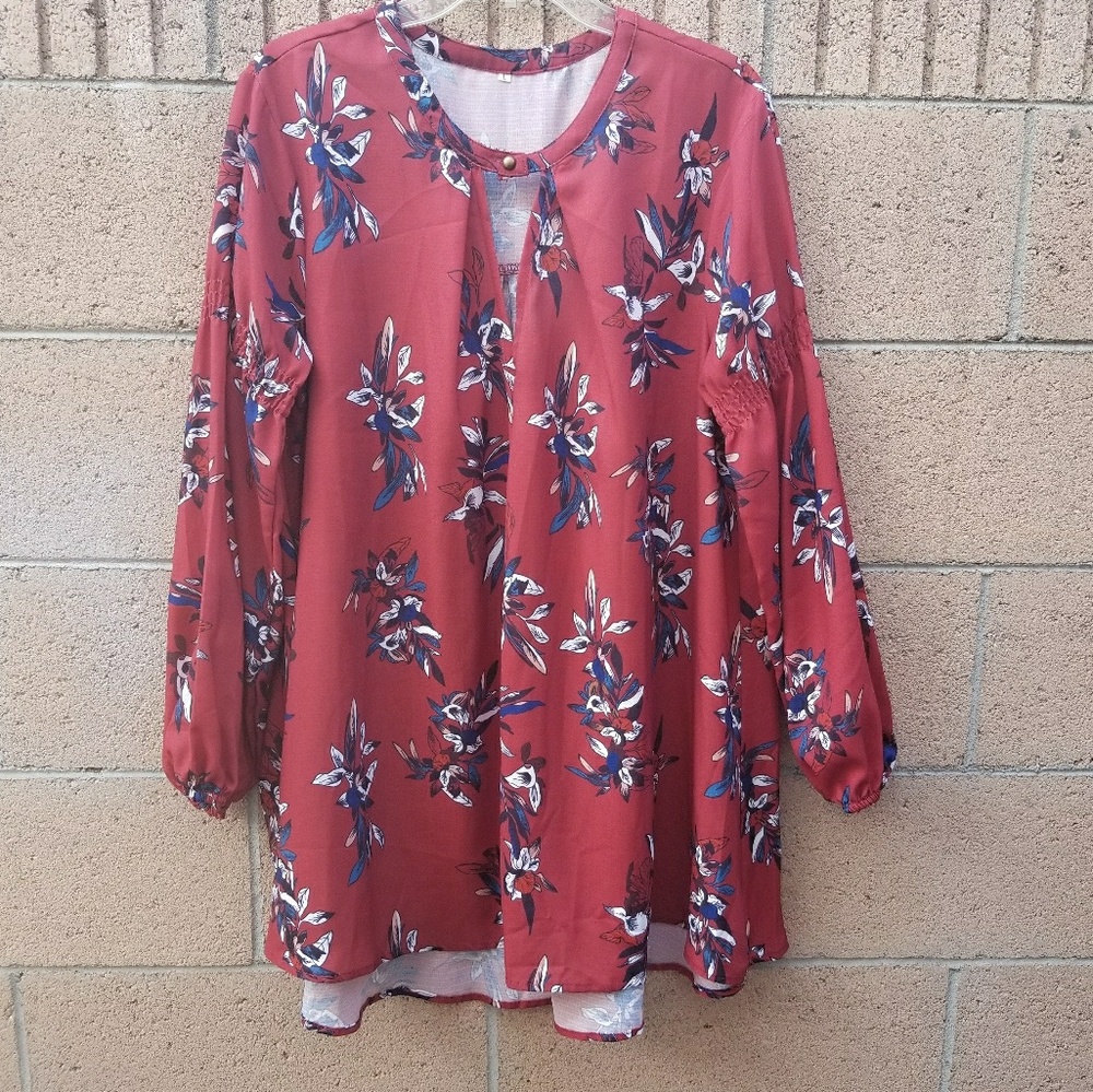 Tunic floral deess